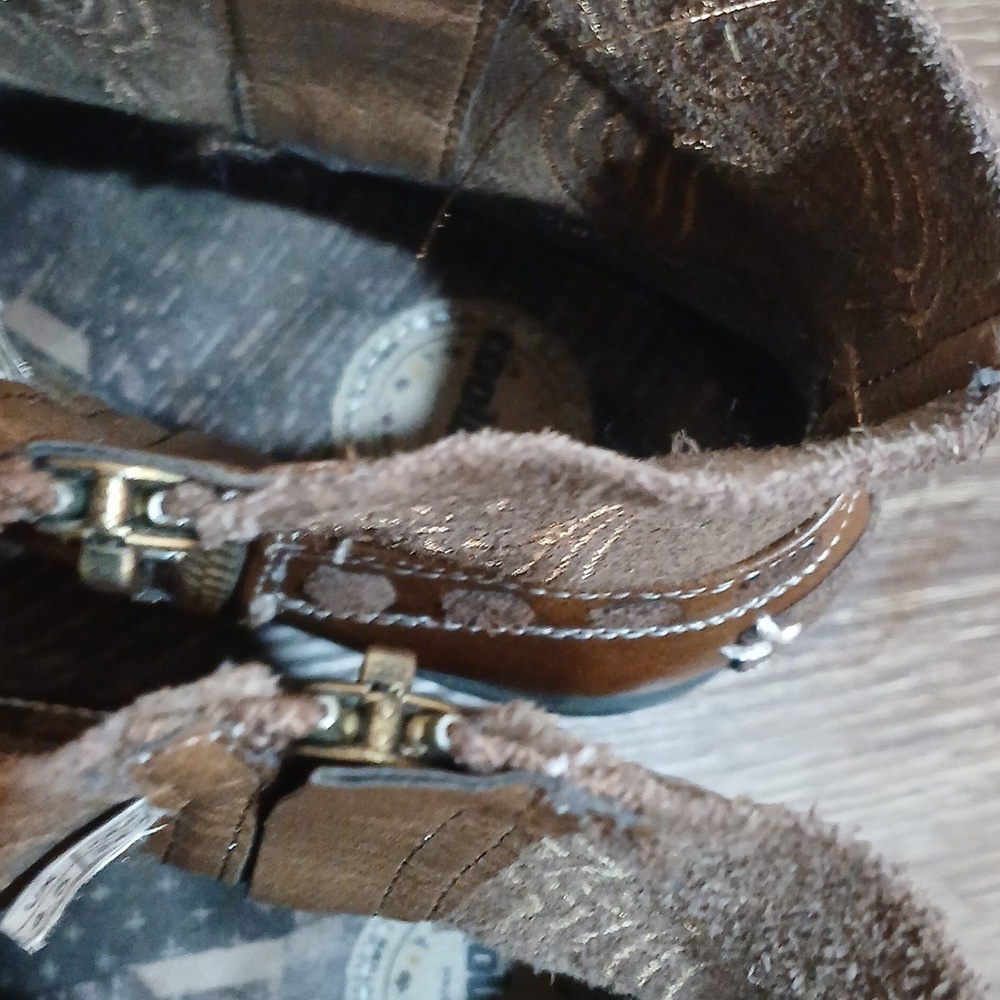 Coolway Brown Leather Boots Size 7 - Picture 8 of 9